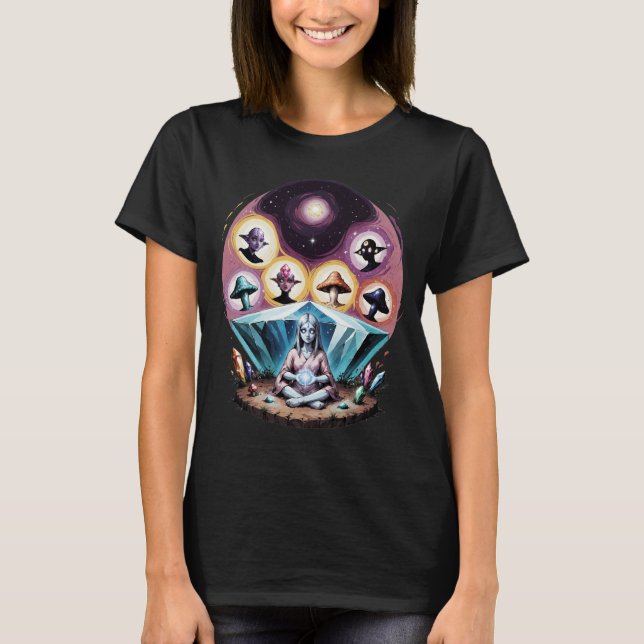 Camiseta Retro Comic Psychedelic Spirit Art (Anverso)