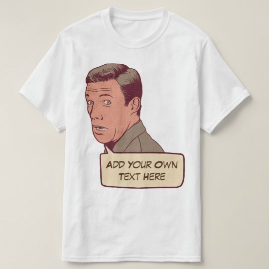 Camiseta Retro cómico de encargo