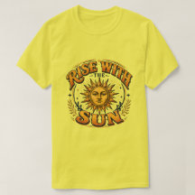 Camiseta Retro con Insignia de Sol Naciente