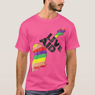 Camiseta Retro Concierto Live Aid 1985 (Arcoíris)