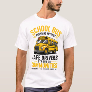 Camiseta Retro Conductor de Autobús Escolar Impuls