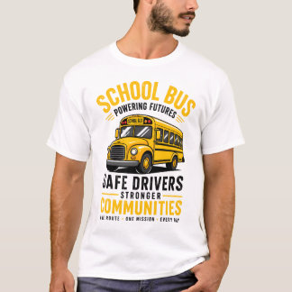 Camiseta Retro Conductor de Autobús Escolar Impuls