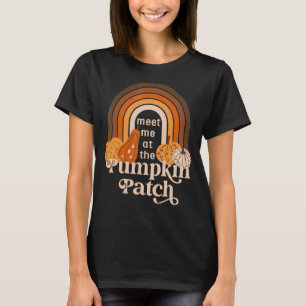Camiseta Retro Consígueme En La Calabaza Cute Parche De Cal