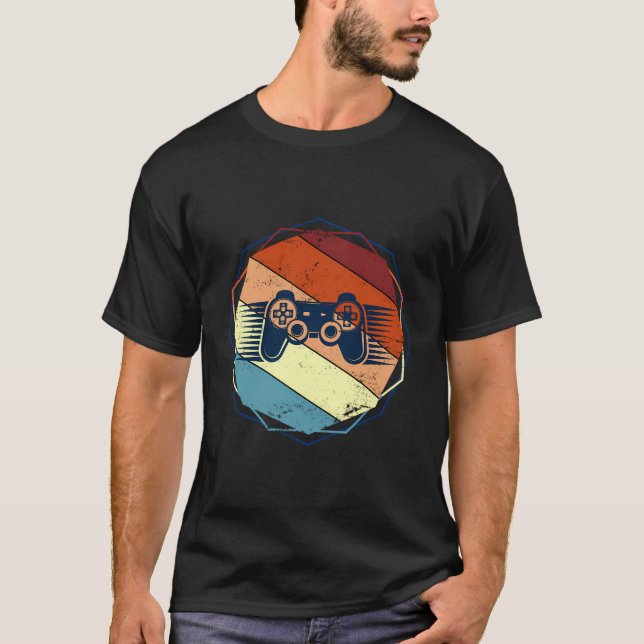 Camiseta Retro Controller Video Games Gaming Gift Gamer (Anverso)