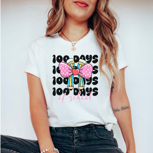 Camiseta Retro Coquette 100 Días de Escuela