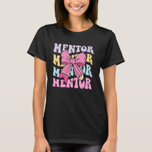 Camiseta Retro Coquette Mentor Profesora Estudiante Gracios