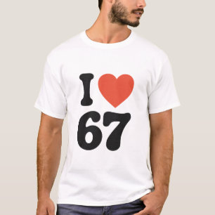 Camiseta Retro Corazón 'Amo 67'
