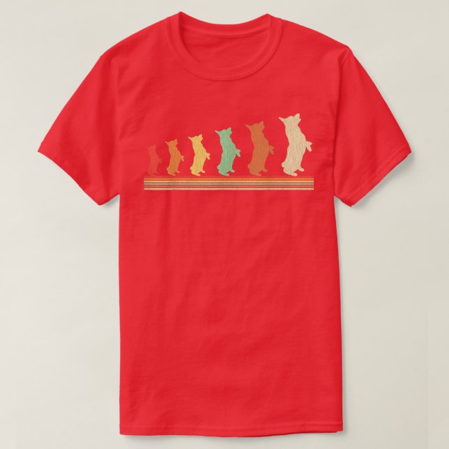 Camiseta Retro Corgi  (Diseño del anverso)