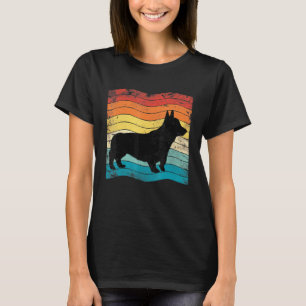 Camiseta Retro Corgi Vintage Ochenta Corgi Pembroke Welsh