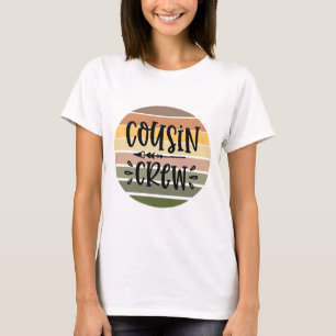 Camiseta Retro Cousin Crew