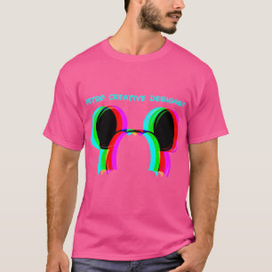 Camiseta Retro Creative Designs ® Cool. Colourfull. Modern