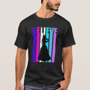 Camiseta Retro Cree Violín Cumpleaños Femenina Jugadora Vio