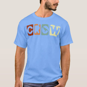 Camiseta Retro Crow Raven Bird Corvus Birds Crows chica