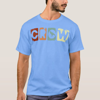 Camiseta Retro Crow Raven Bird Corvus Birds Crows chica
