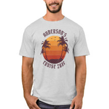 Retro cruise viaje familiar reunión de nombres per