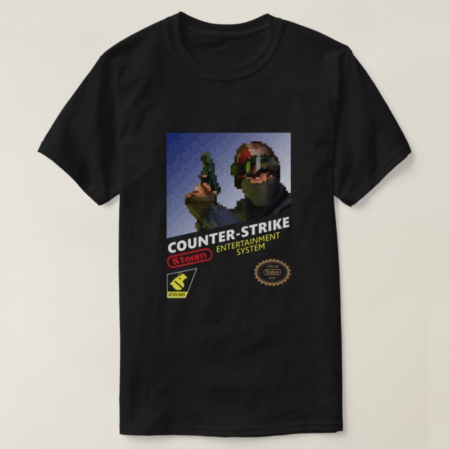 Camiseta Retro CSGO  (Diseño del anverso)