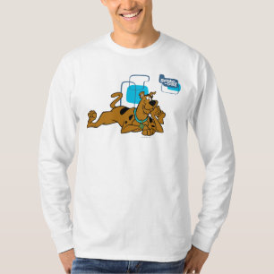 Camiseta Retro Cuadrados Scooby-Doo Abajo