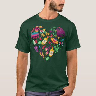 Camiseta Retro cultural mexicano Sombrero México
