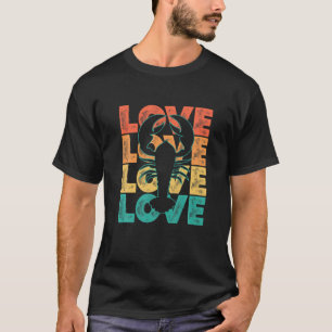 Camiseta Retro Cute Me Encanta El Tema De La Lobster Idea P