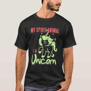 Camiseta Retro Cute Mi Animal Espiritual Es Un Presente De 