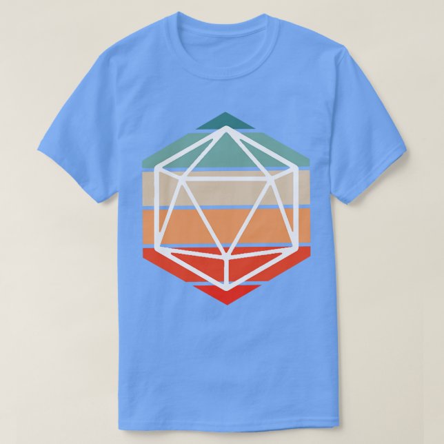 Camiseta Retro D20 (Diseño del anverso)