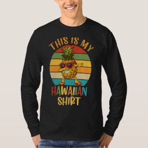 Camiseta Retro Dabbing Pineapple Gafas De Sol Aloha Esto Es