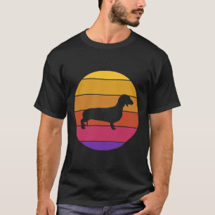 Camiseta Retro Dachshund Dachshund Wiener Dog Funny