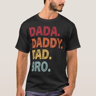 Camiseta Retro Dada Papá Padre Hermano Divertido Día del Pa