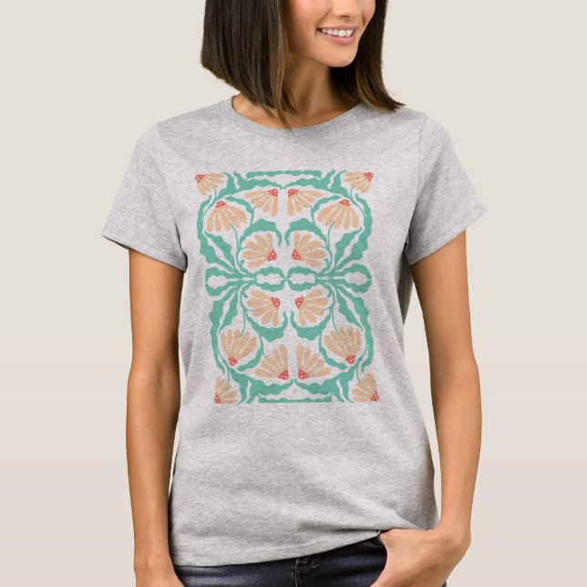 Camiseta Retro Daisies Birth Flower April (Anverso)