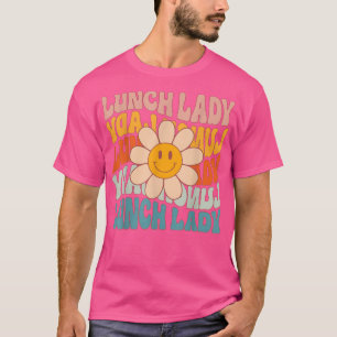 Camiseta Retro Daisy Groovy Lunch Lady Cafeteria Primera 10