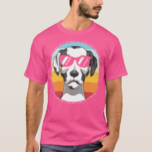 Camiseta Retro Dalmatian, dueño de un perro Mascota amante
