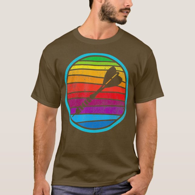 Camiseta Retro Dart Design Darts Tshirt Dart Player Regalo (Anverso)