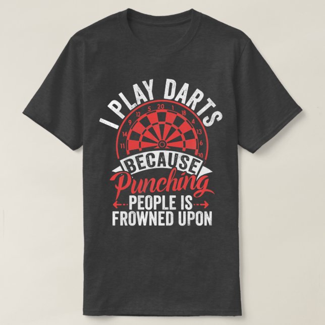 Camiseta Retro Dartboard Dartboard 180 para los jugadores d (Diseño del anverso)