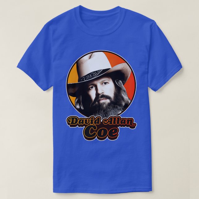 Camiseta Retro David Allan Coe Tributo (Diseño del anverso)