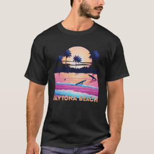 Camiseta Retro Daytona Beach Florida Surf de recuerdo