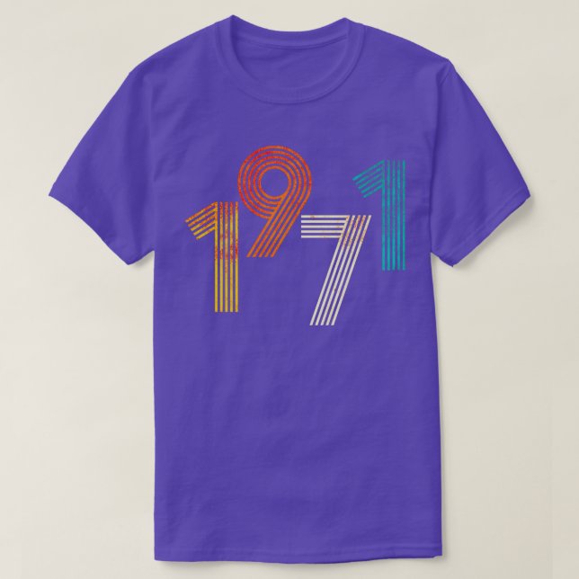 Camiseta Retro de 1971 (Diseño del anverso)
