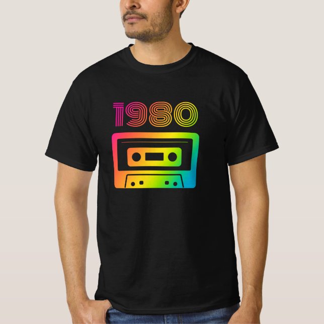 Camiseta retro de 1980 (Anverso)