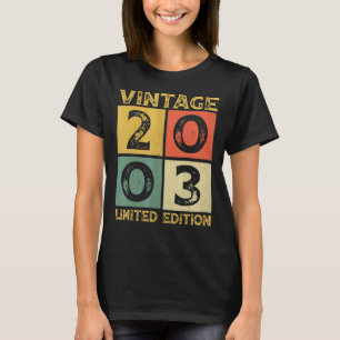 Camiseta Retro de 19 años 2003 19º cumpleaños