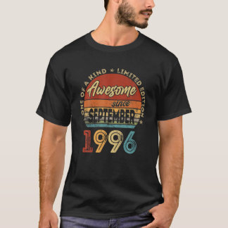 Camiseta Retro De 25 Años Maravilloso Septiembre De 1996 25