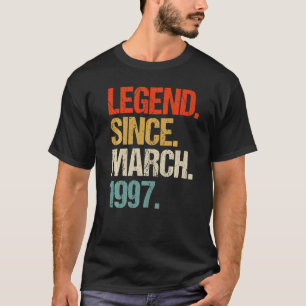 Camiseta retro de 26 años de vintage 1997 de 26 años de eda