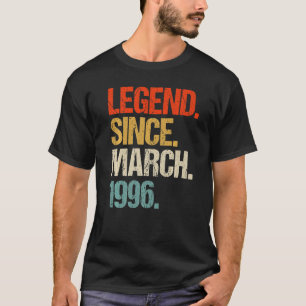 Camiseta retro de 27 años vintage 1996 de 27 años