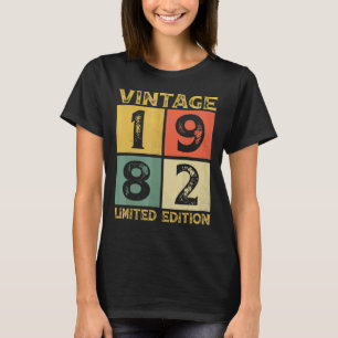 Camiseta Retro de 40 años 1982 40º cumpleaños