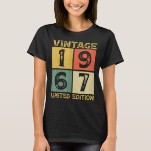 Camiseta Retro de 55 años 1967 55º cumpleaños