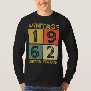 Camiseta Retro de 60 años 1962 60º cumpleaños