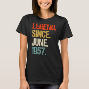 Camiseta retro de 66 años vintage 1957 de 66 años