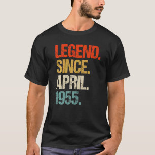 Camiseta retro de 68 años vintage 1955 de 68 años