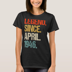 Camiseta retro de 77 años vintage 1946 de 77 años