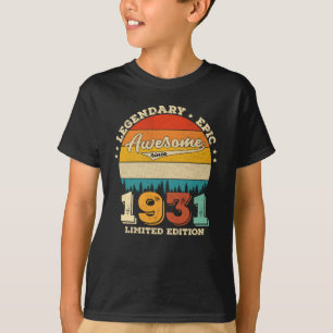 Camiseta Retro de 94 años alucinante regalo de cumpleaños n
