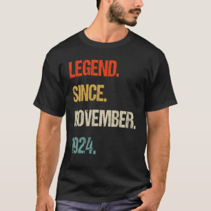 Camiseta retro de 99 años vintage 1924 de 99 años