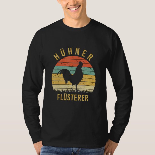 Camiseta Retro de agricultor de Whisper de pollo (Anverso)